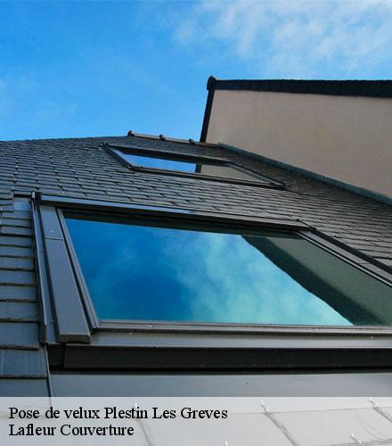 Pose de velux  plestin-les-greves-22310 Lafleur Couverture